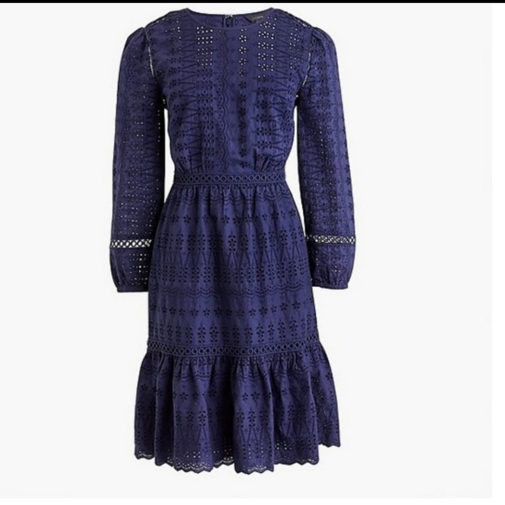 J. Crew Navy Blue Dress